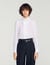 Silk shirt with gathered collar - Women | Sandro