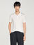 Short-sleeve knitted polo shirt