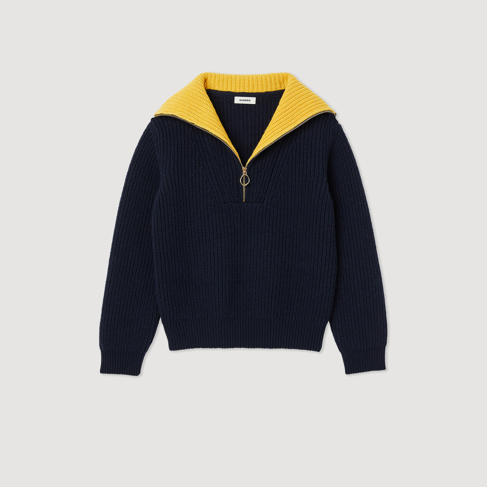 Trucker-style sweater