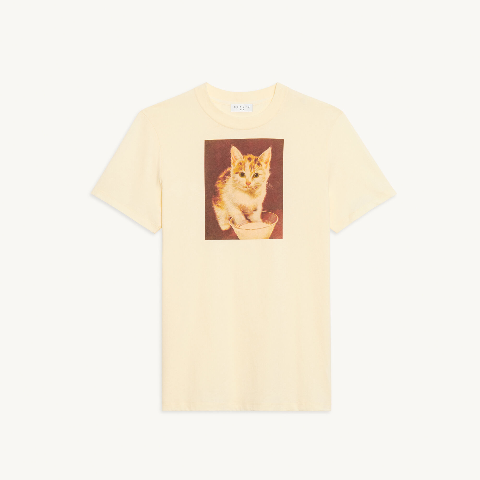 Cotton T-shirt with imagery