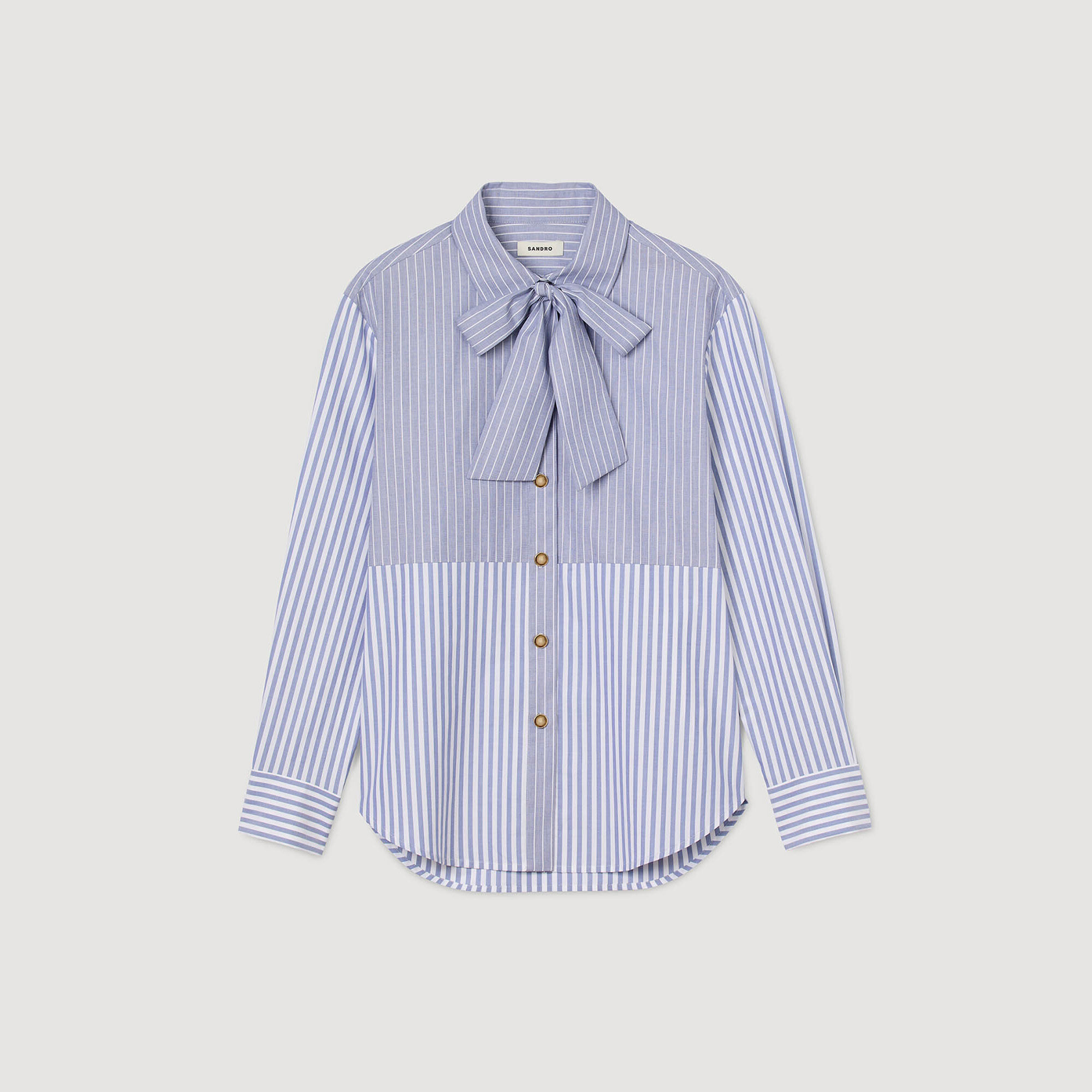 Striped tie shirt