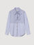 Striped tie shirt