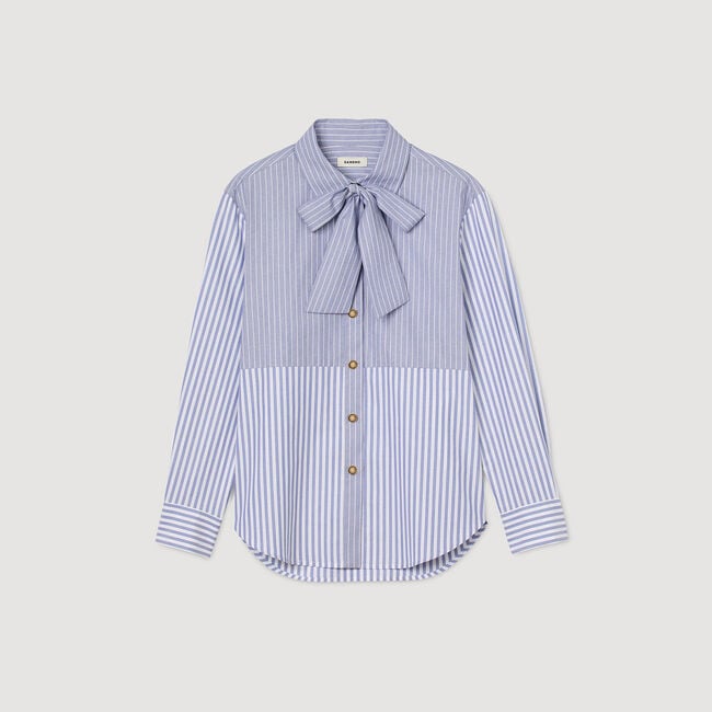 Striped tie shirt