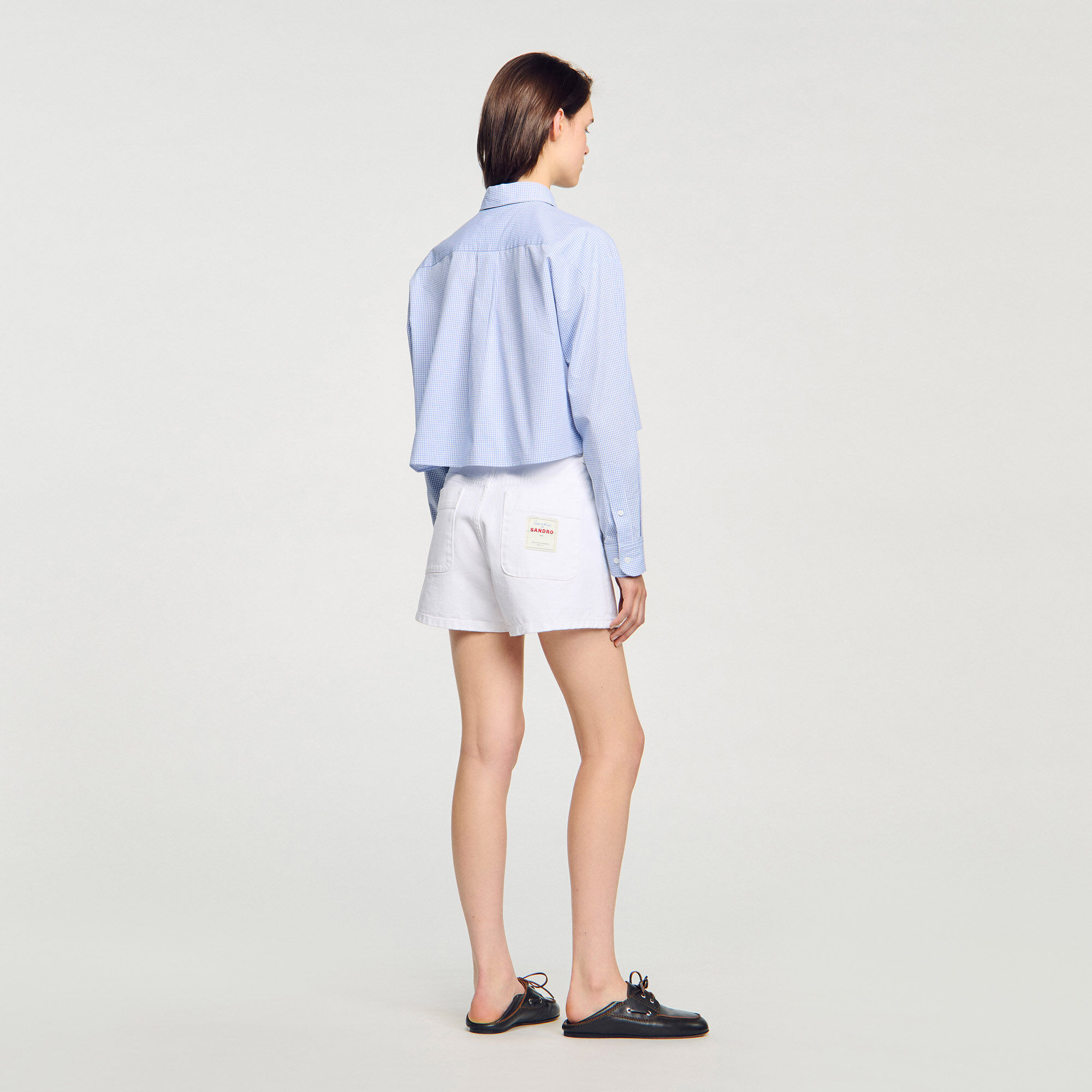 Bow collar shirt