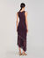 Fringed and beaded maxi dress