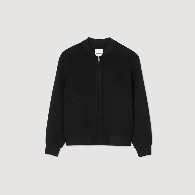 Double-faced wool jacket