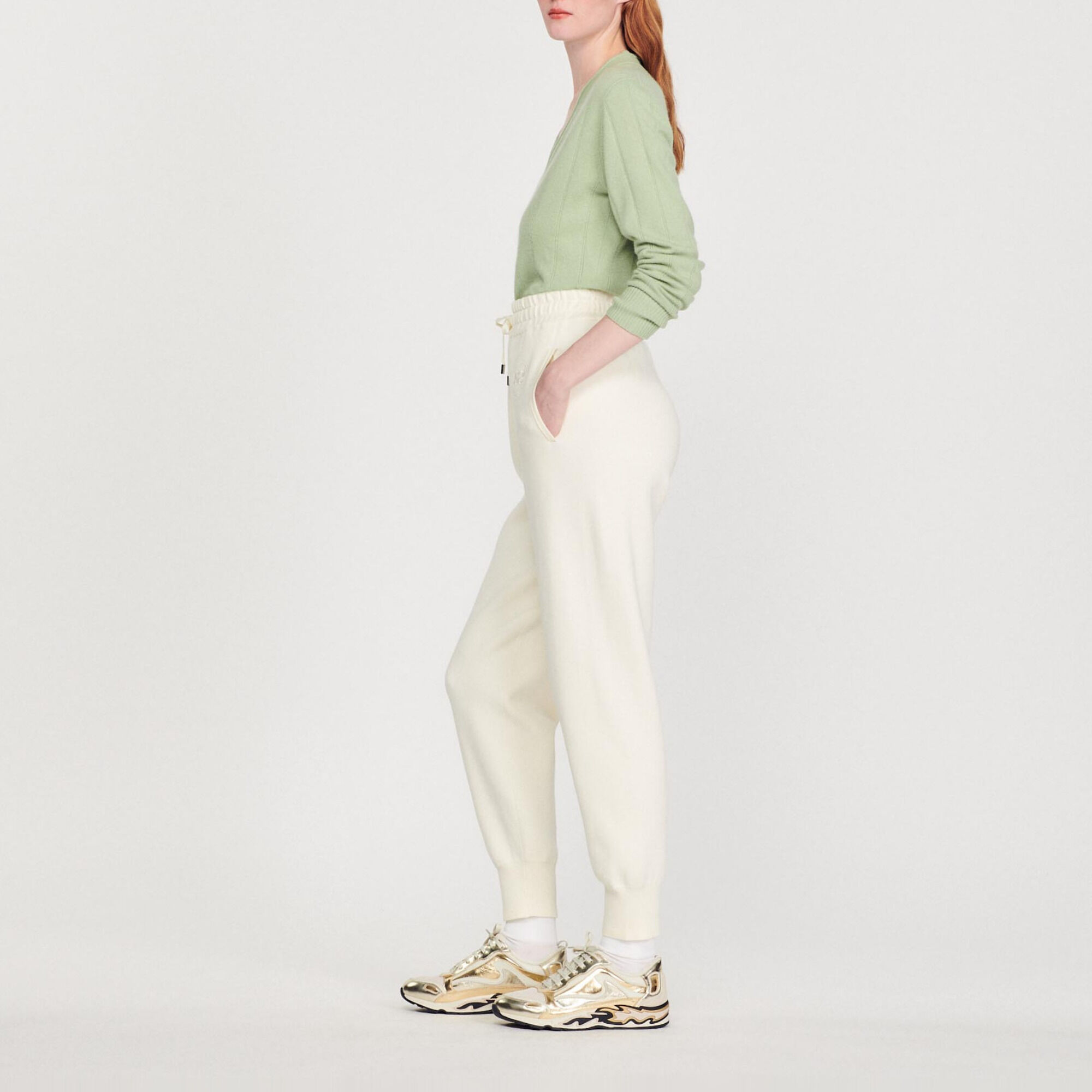 Knit jogging bottoms