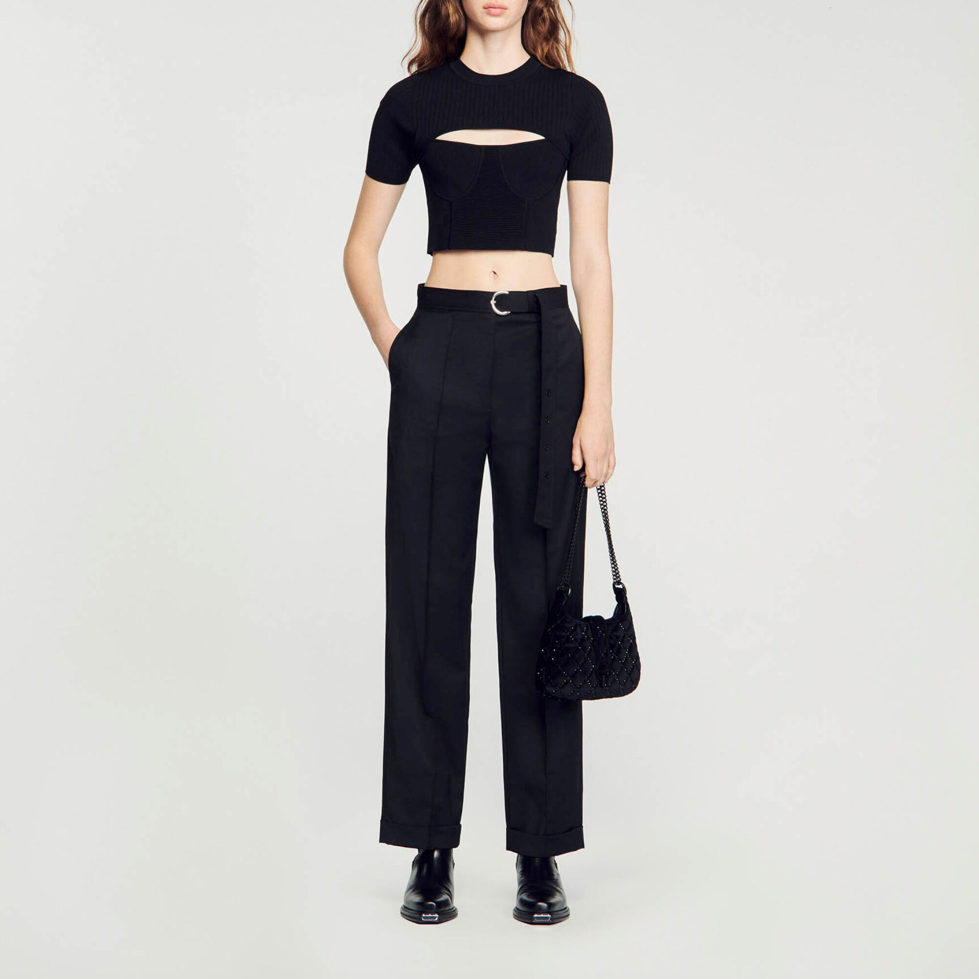 Sandro high waisted sales pants