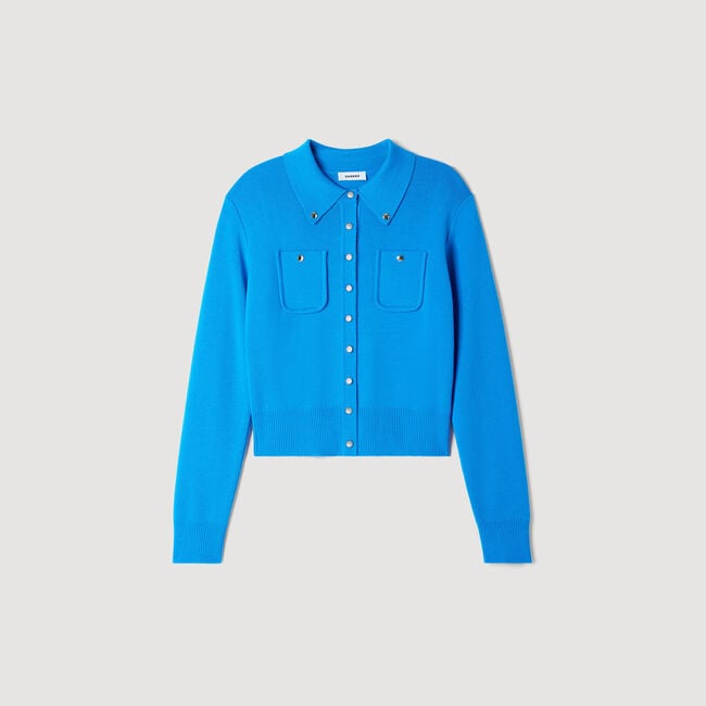 Cardigan with metal buttons - Women | Sandro