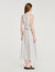 Striped cotton maxi dress