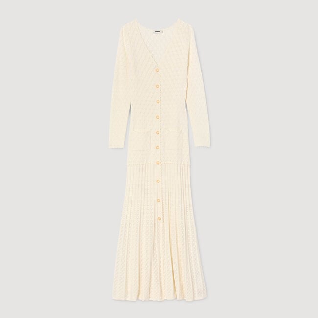 Fancy knit maxi dress
