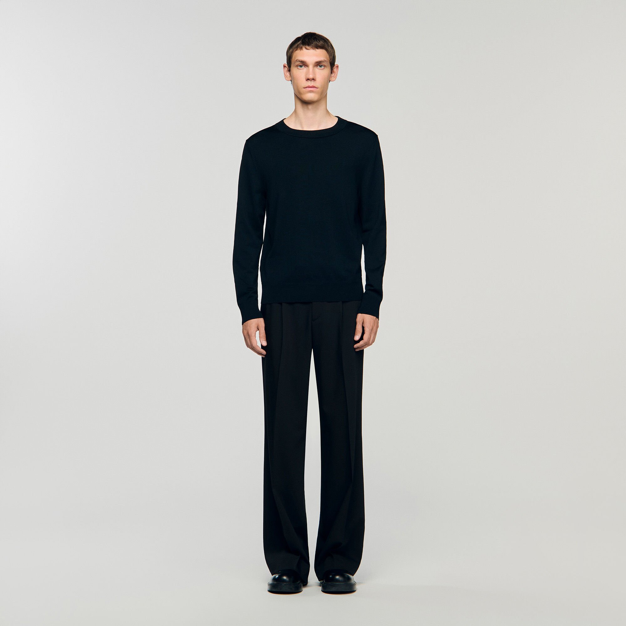Fine knit jumper