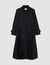Pleated trench coat