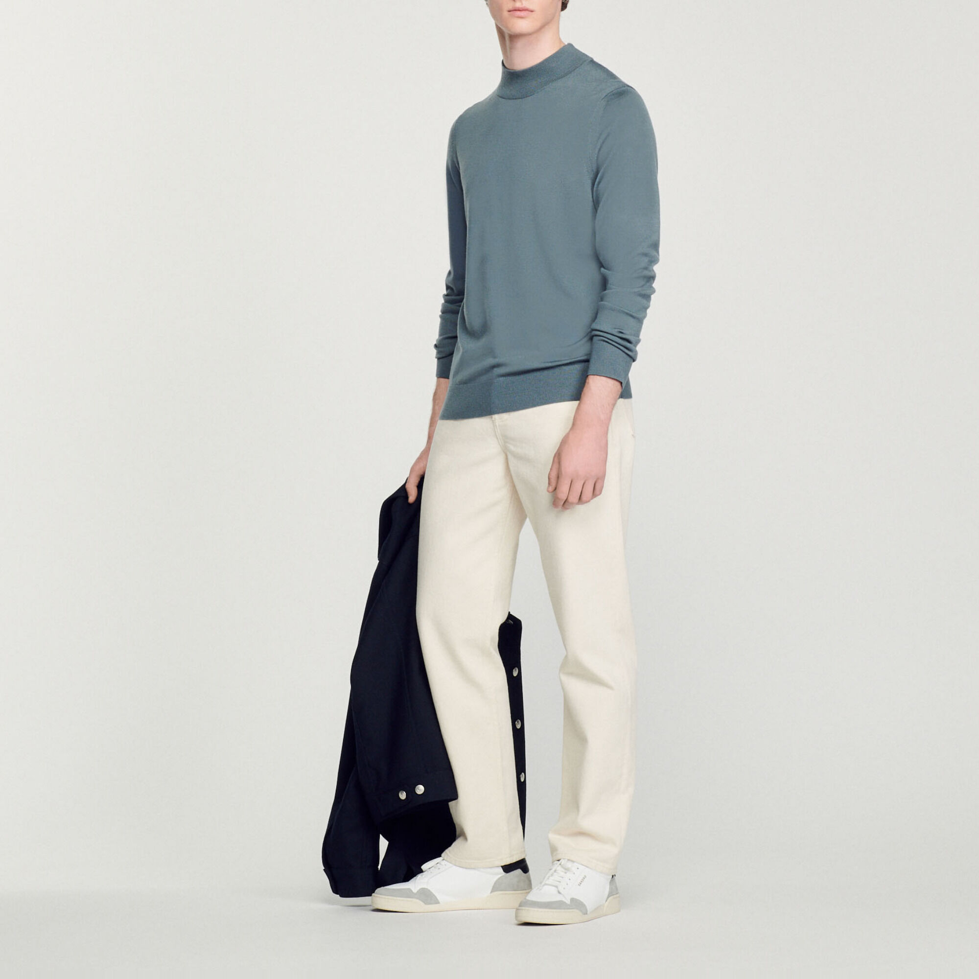 Funnel neck sweater