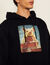 Cotton hoodie with artwork