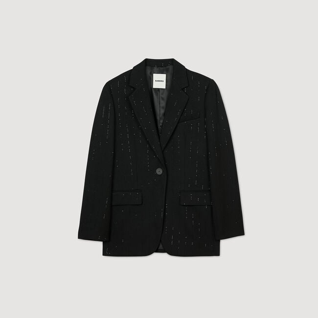 Sequinned suit jacket