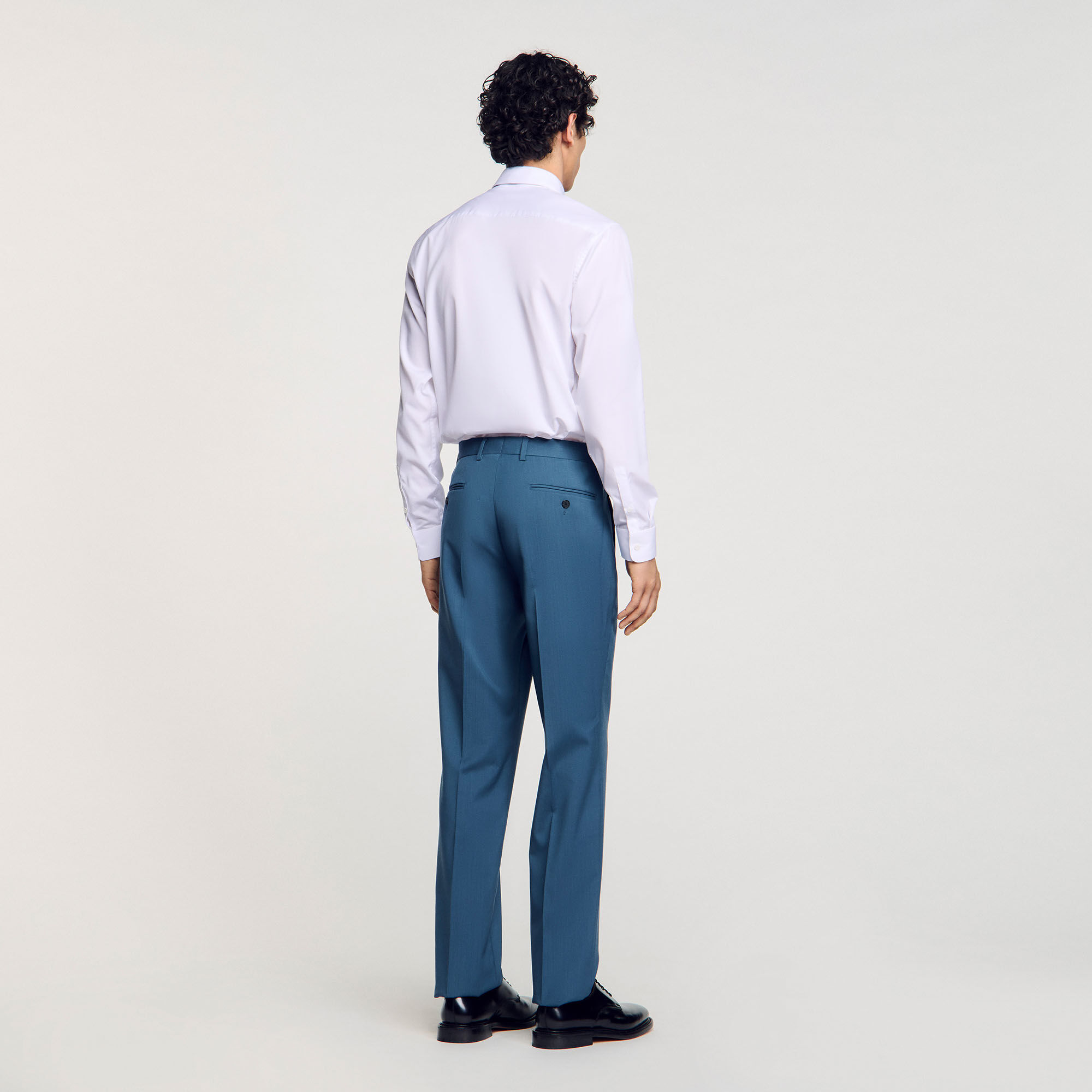 Wool suit trousers