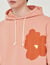 Floral pattern hoodie