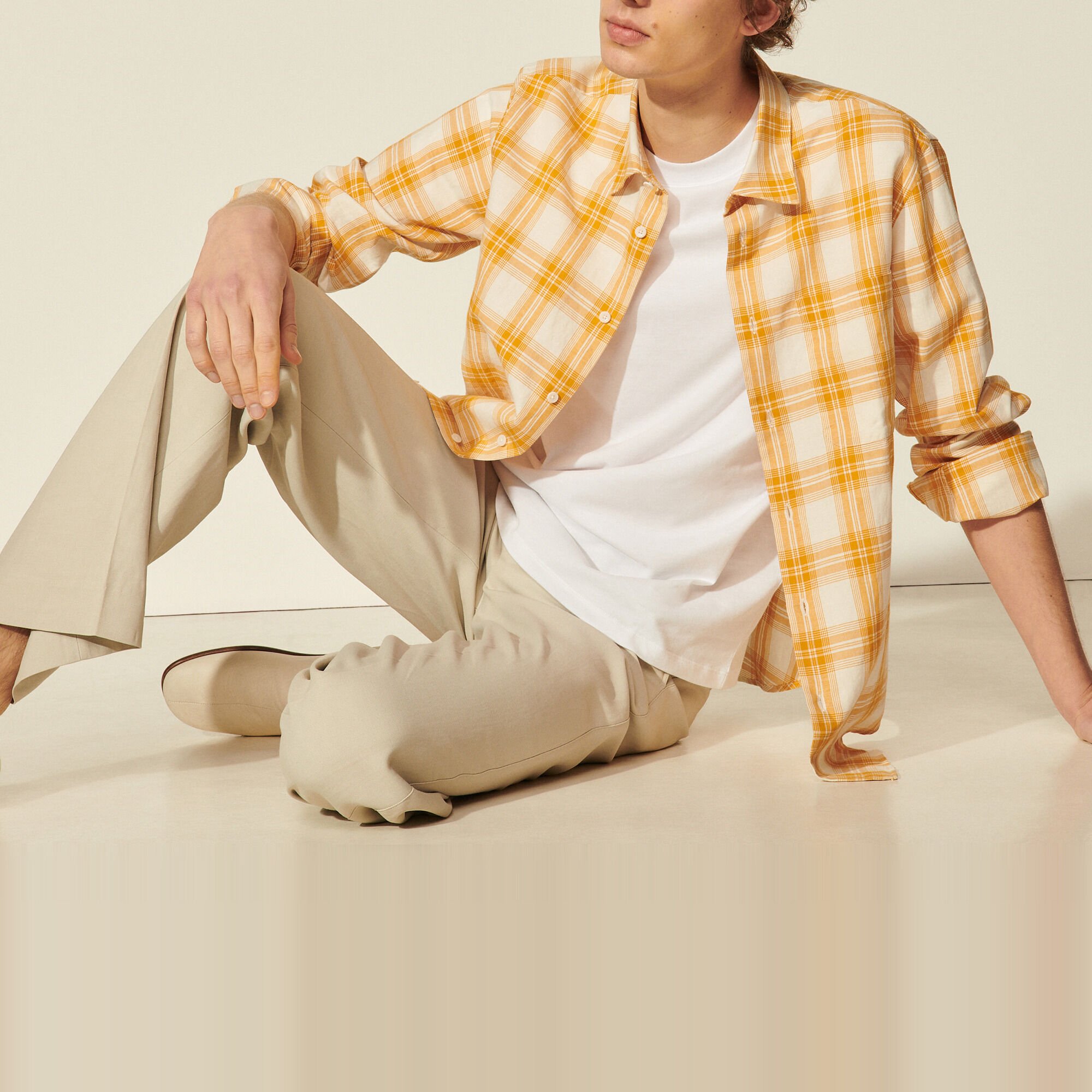 Checked cotton shirt