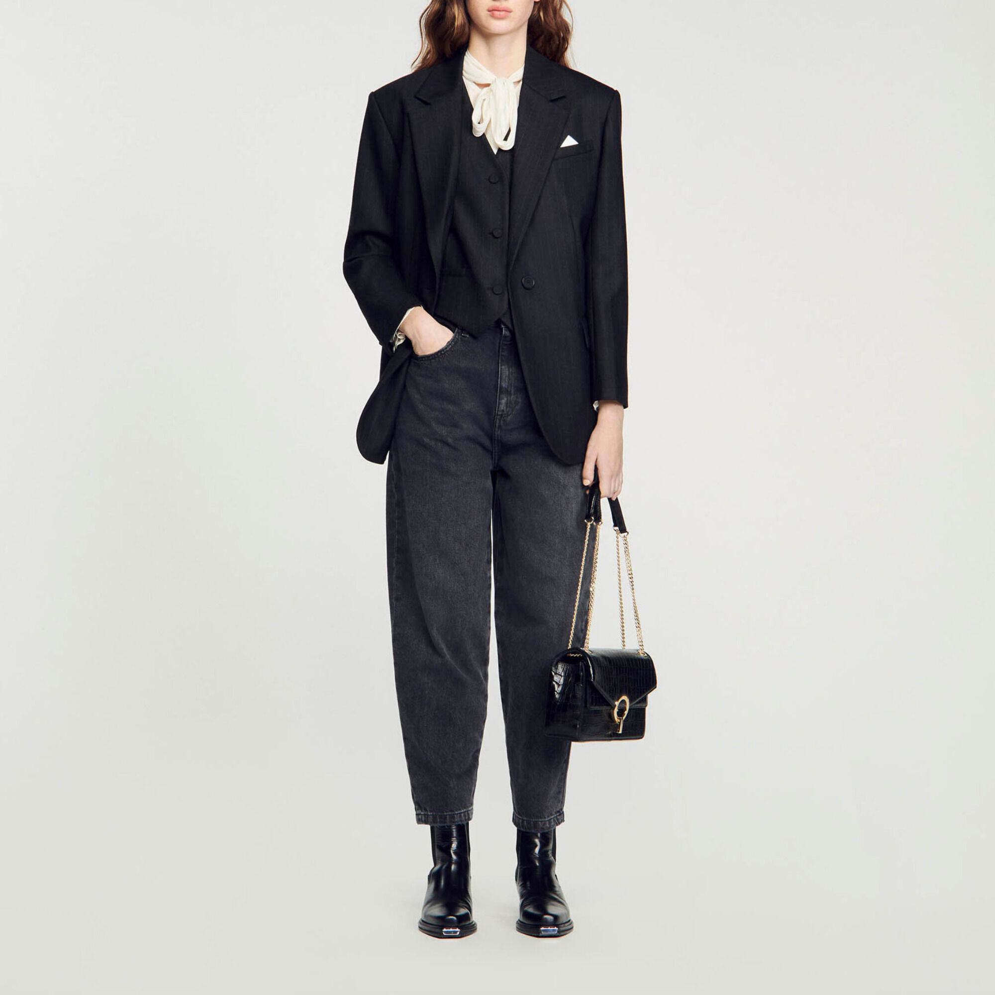Sandro black jeans sale