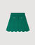 Short decorative knit skirt