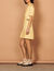 Tailored dress with cut-outs
