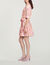 Silk dress with Peace & Love print