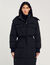 Long quilted jacket
