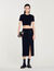 Tweed midi skirt