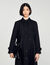 Pleated trench coat