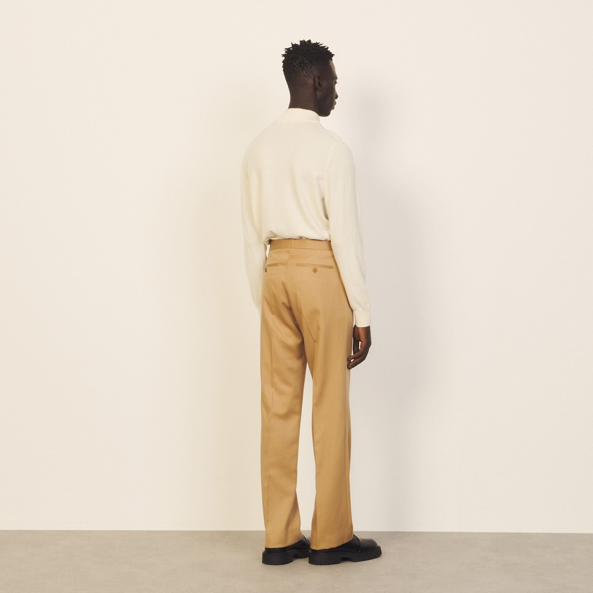 Virgin wool trousers