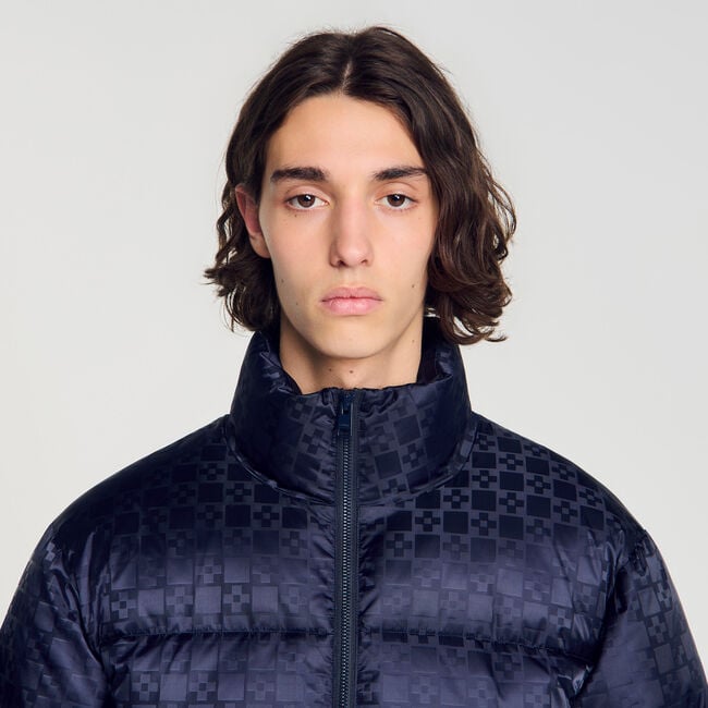 Water-repellent cross-motif puffer - Men | Sandro