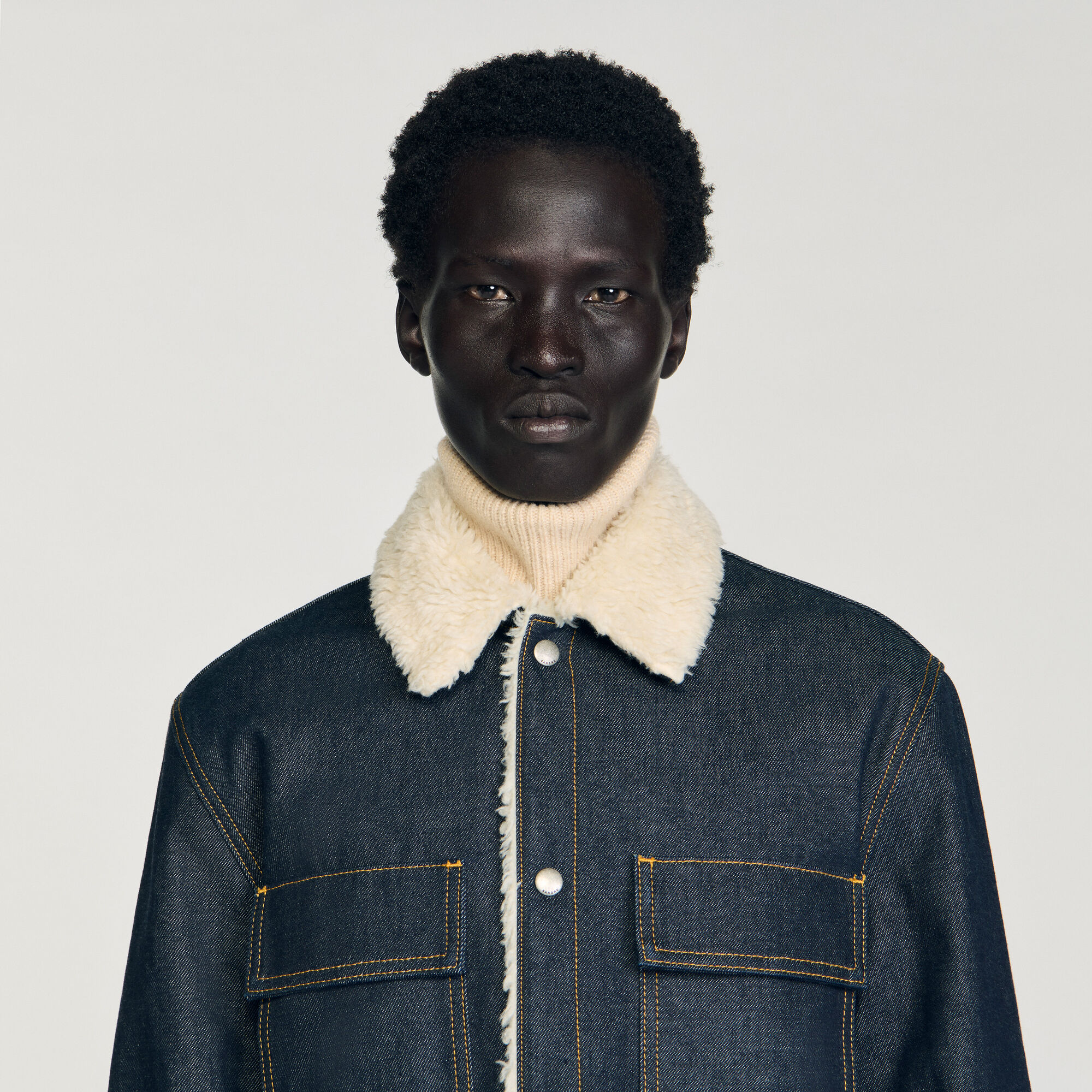 Denim overshirt
