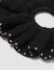 Beaded crochet scrunchie