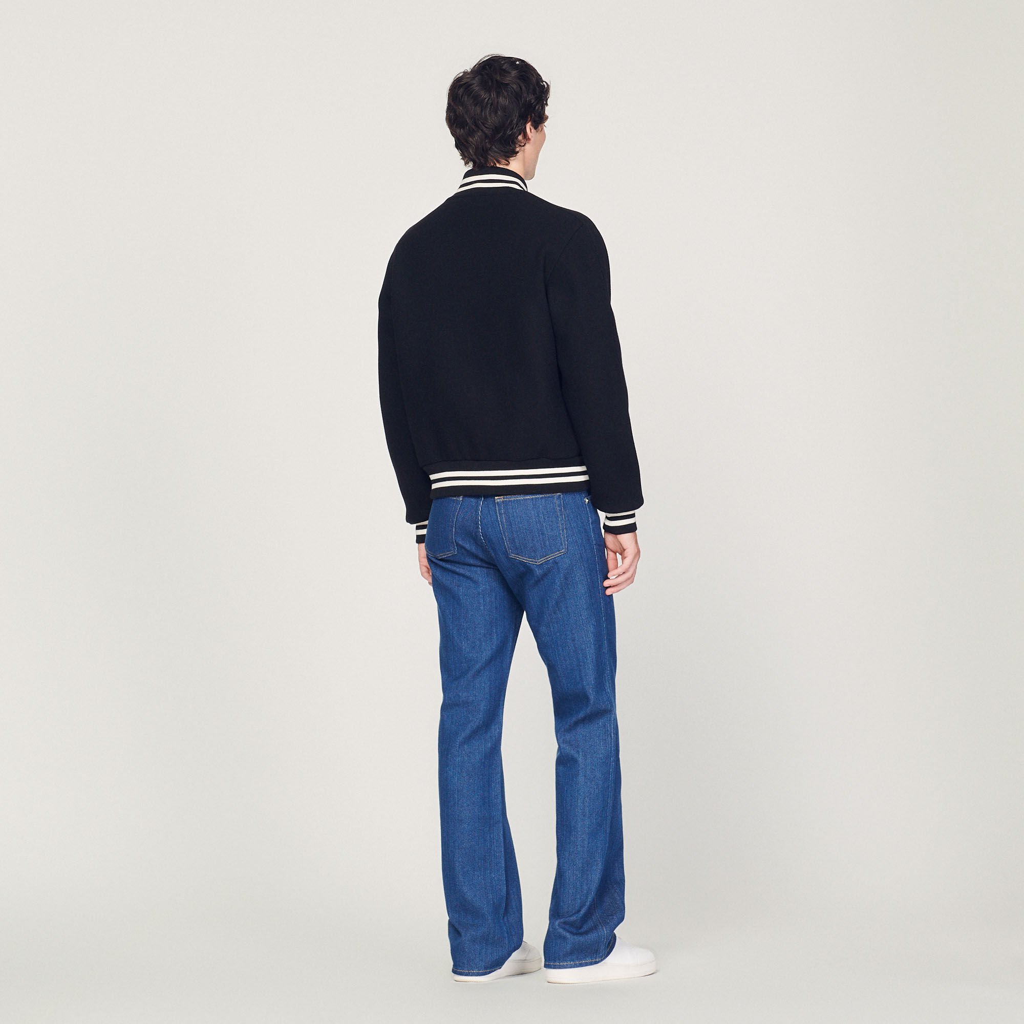 Hot Stuff wool cloth varsity jacket