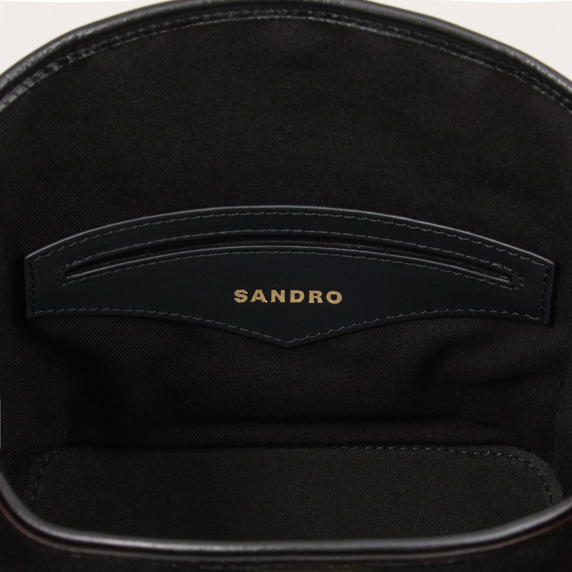 Mini Tangoso suede and leather bag