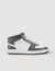 Leather high-top trainers