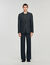 Wide wool suit jacket