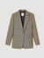 Checked tailored jacket
