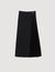 Curb chain buckle pleated skirt