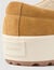 Split leather slip-ons