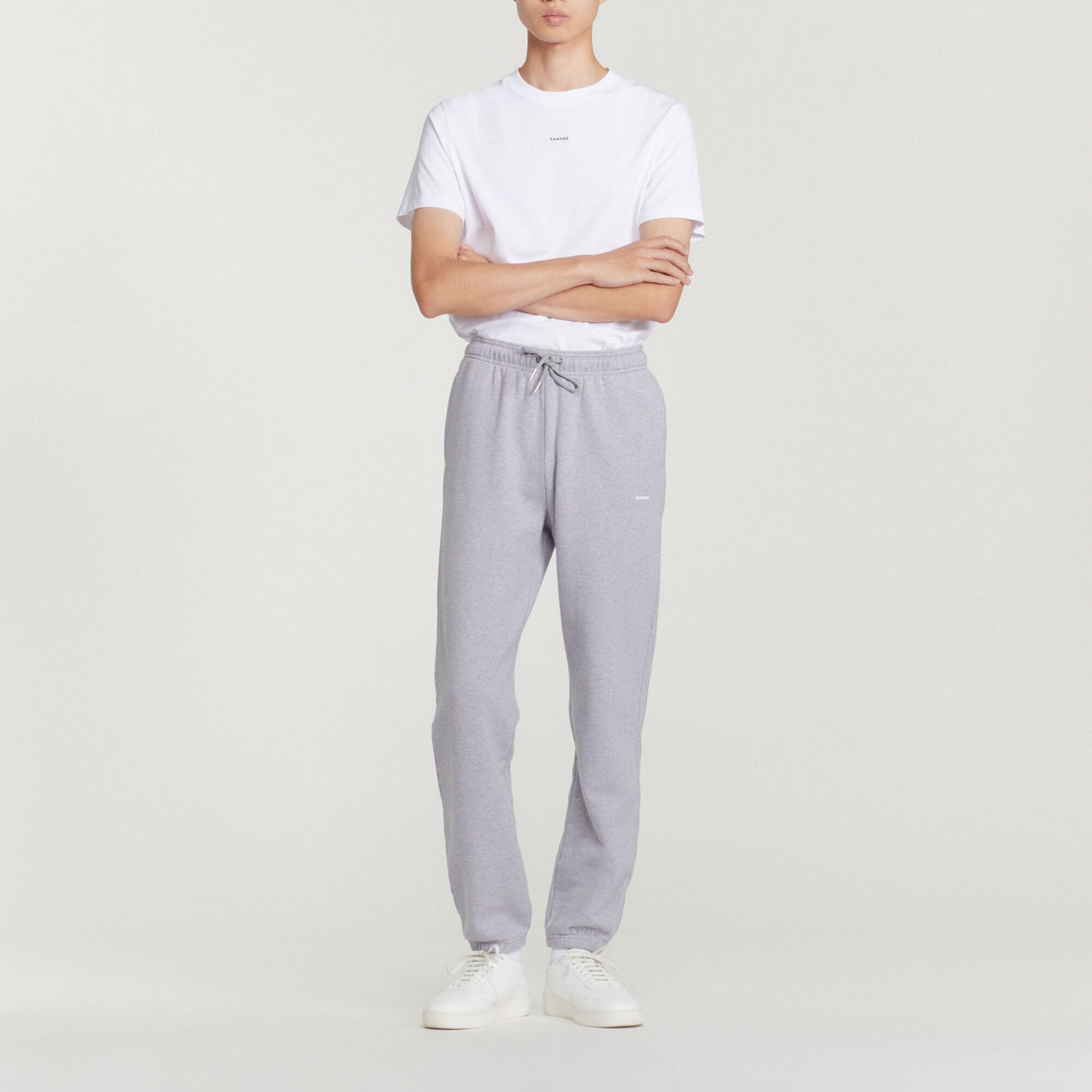 Joggers with Sandro embroidery