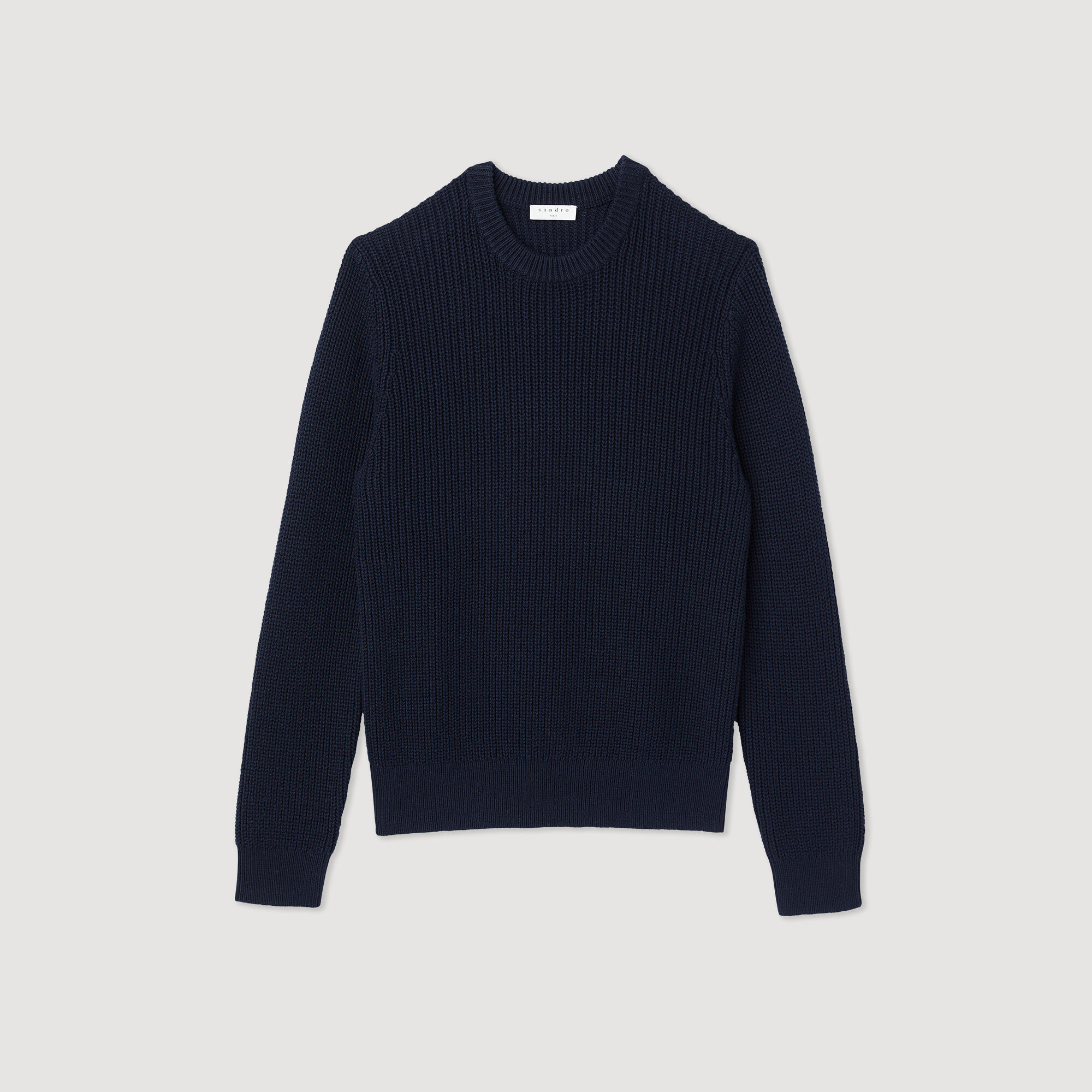 Cotton and silk sweater