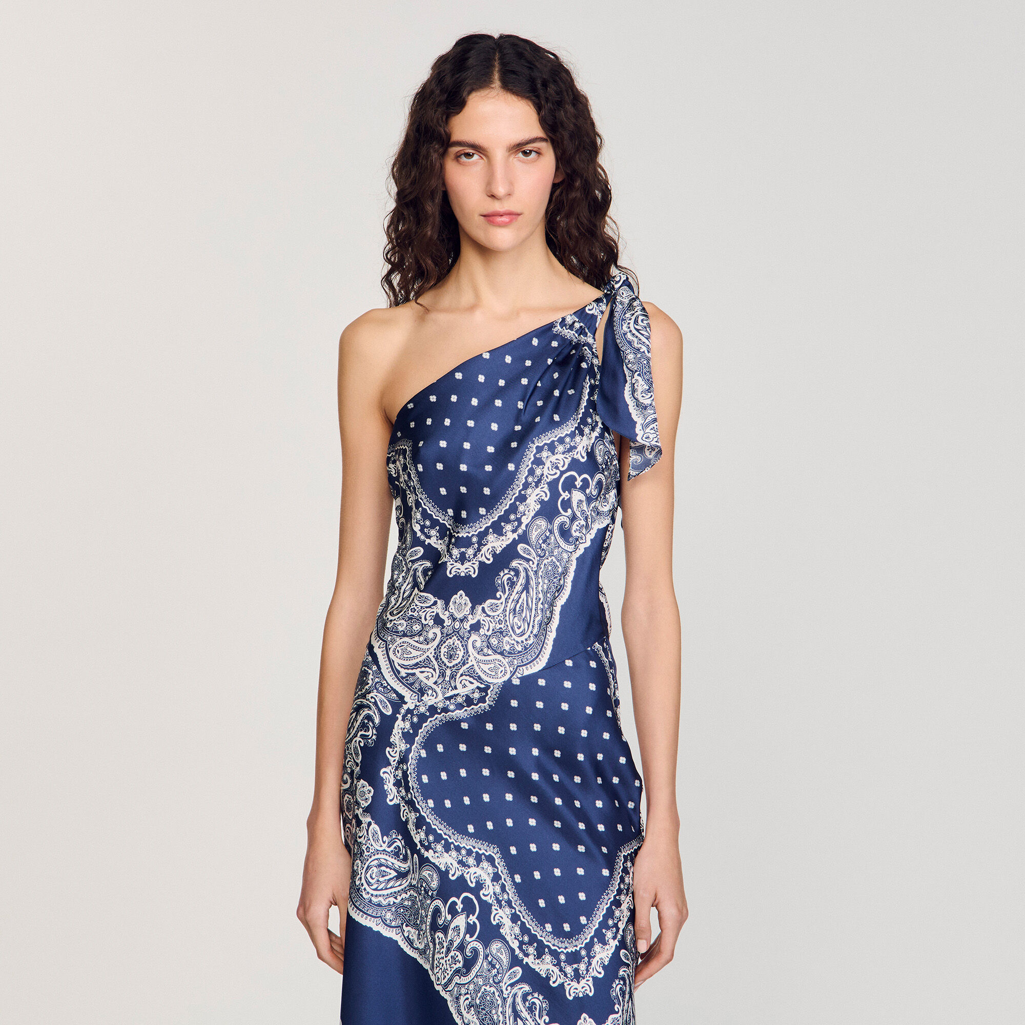 Bandana-print maxi dress
