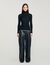 Layered turtleneck jumper