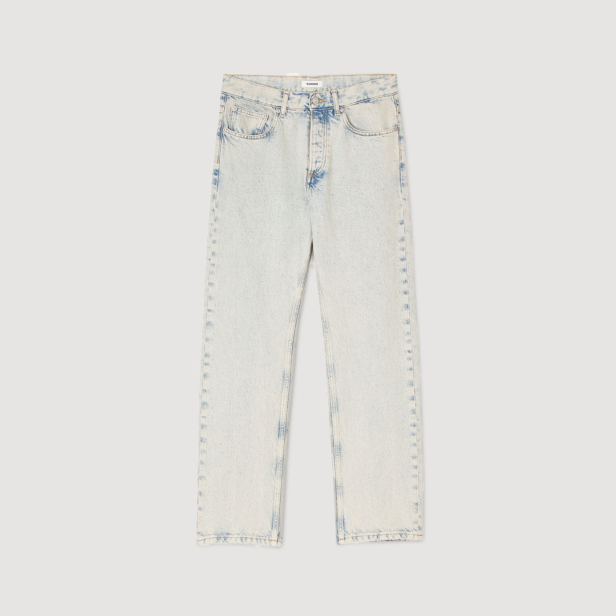 Regular faded jeans