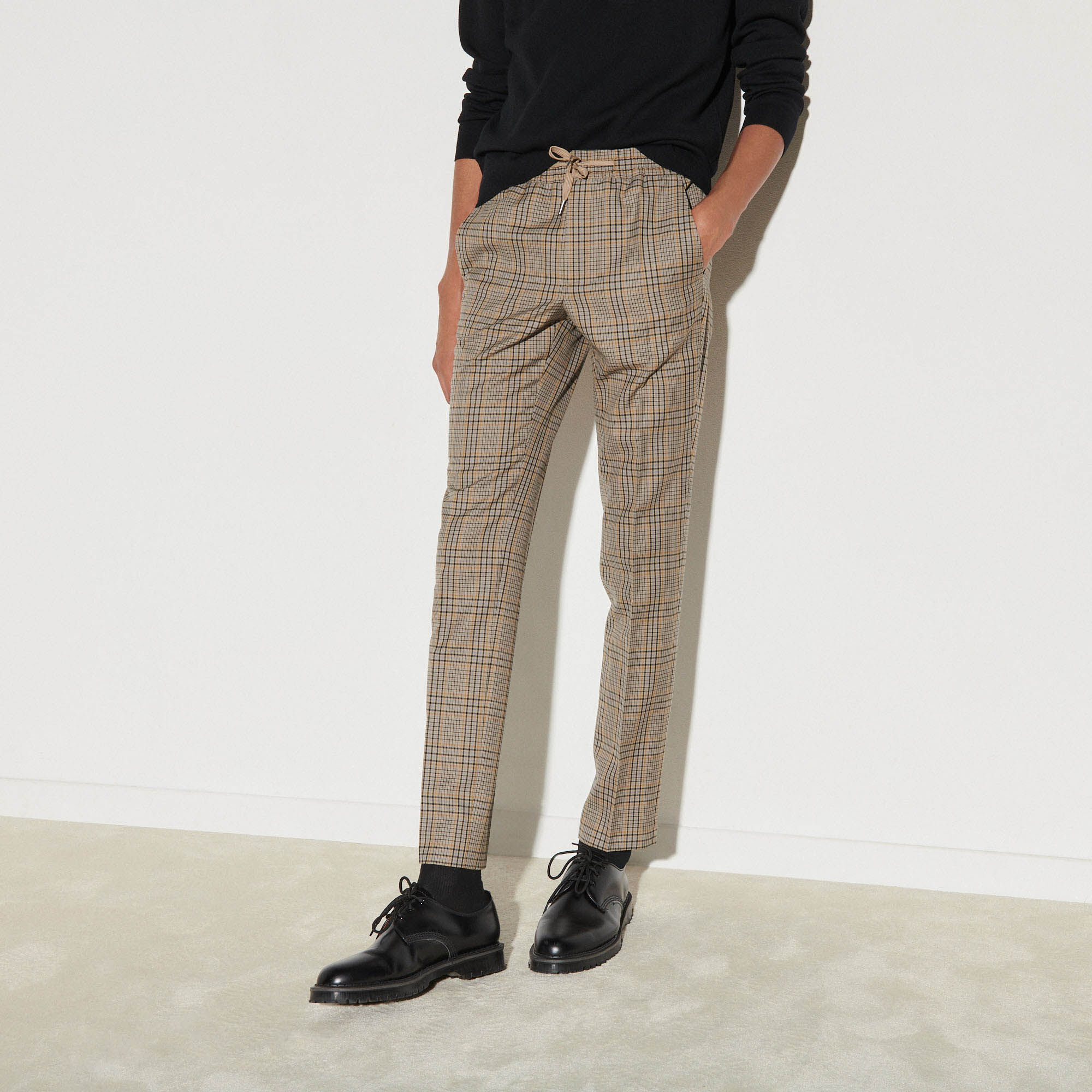 Checked trousers