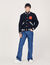 Hot Stuff wool cloth varsity jacket