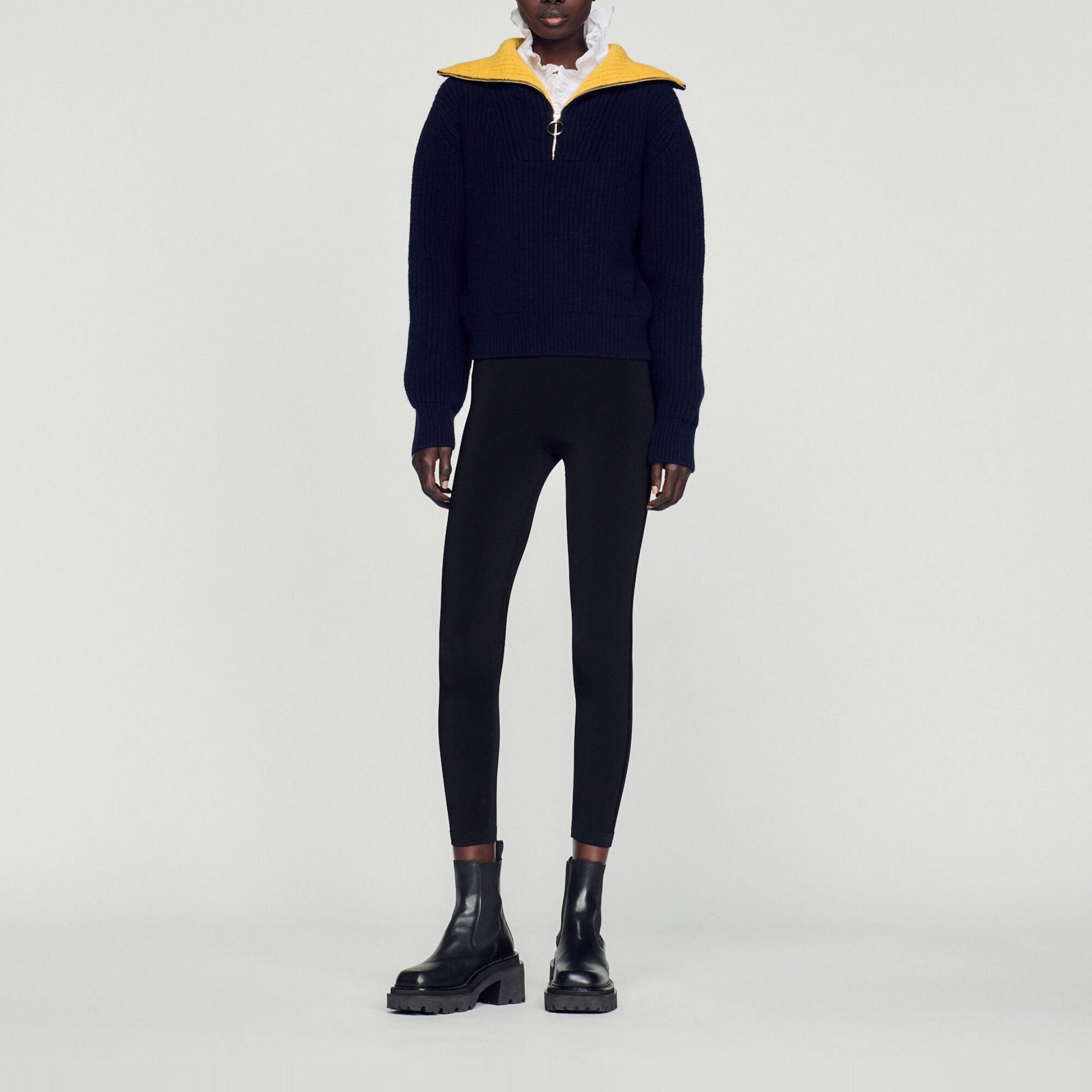 Trucker-style sweater