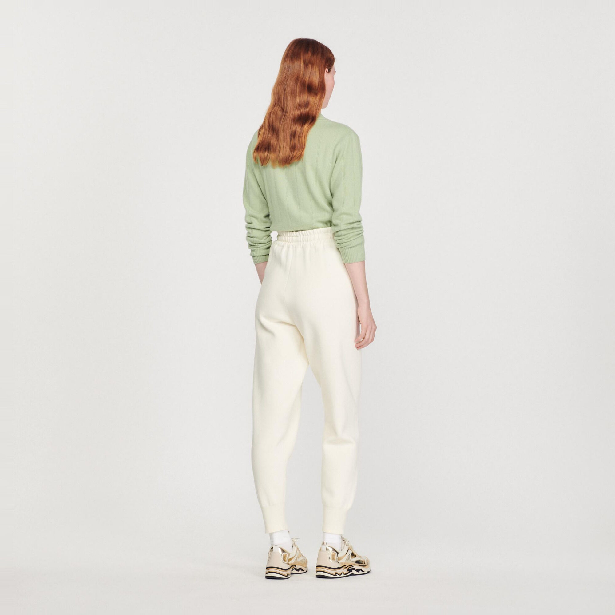 Knit jogging bottoms